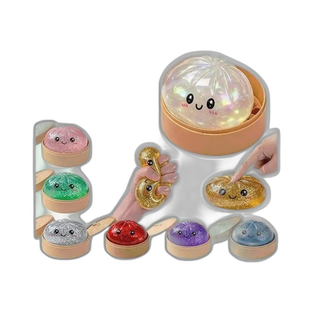 Glitter Dumpling Squishy